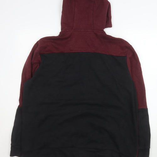 -9° PEAK Men's Black 2XL Hooded Full Zip Fleece Jacket
