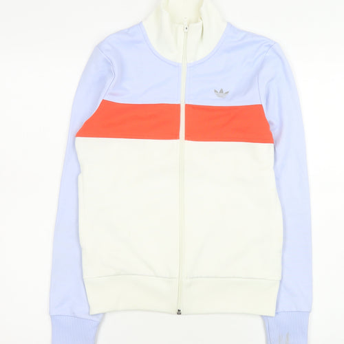 Adidas Women's Multicoloured Size 10 Full Zip Bomber Jacket