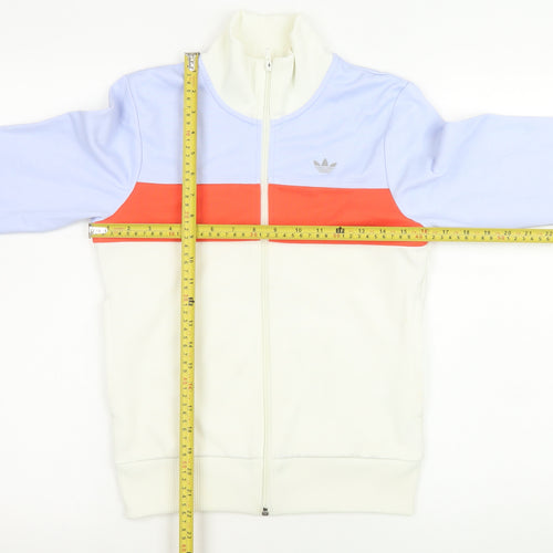 Adidas Women's Multicoloured Size 10 Full Zip Bomber Jacket