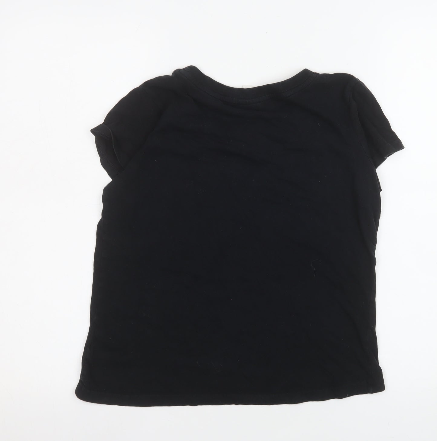 Next Women’s Black Minnie Mouse Cotton T-Shirt XS Short Sleeve