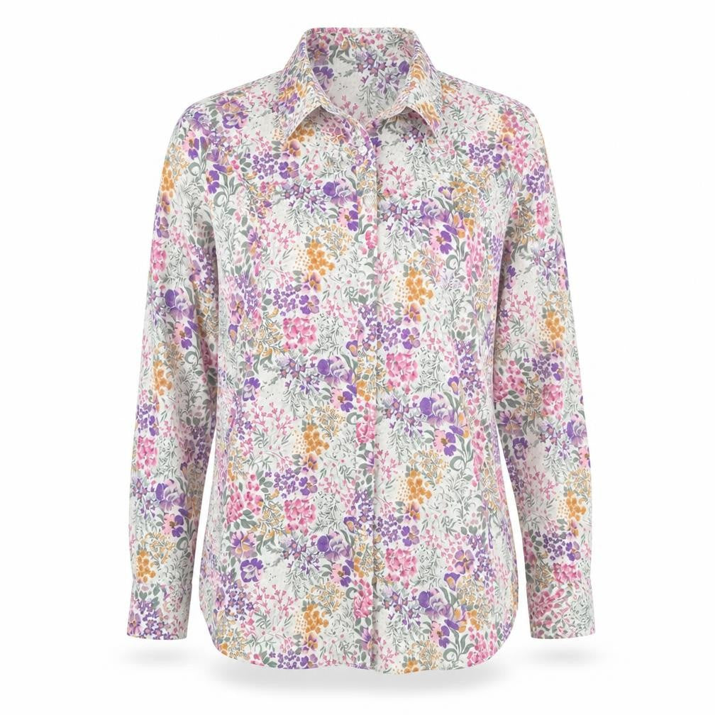 Laura Ashley Women’s Multicoloured Floral Viscose Blouse UK 8