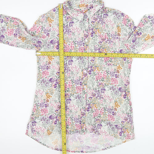 Laura Ashley Women’s Multicoloured Floral Viscose Blouse UK 8