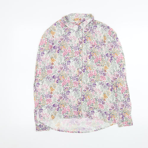 Laura Ashley Women’s Multicoloured Floral Viscose Blouse UK 8