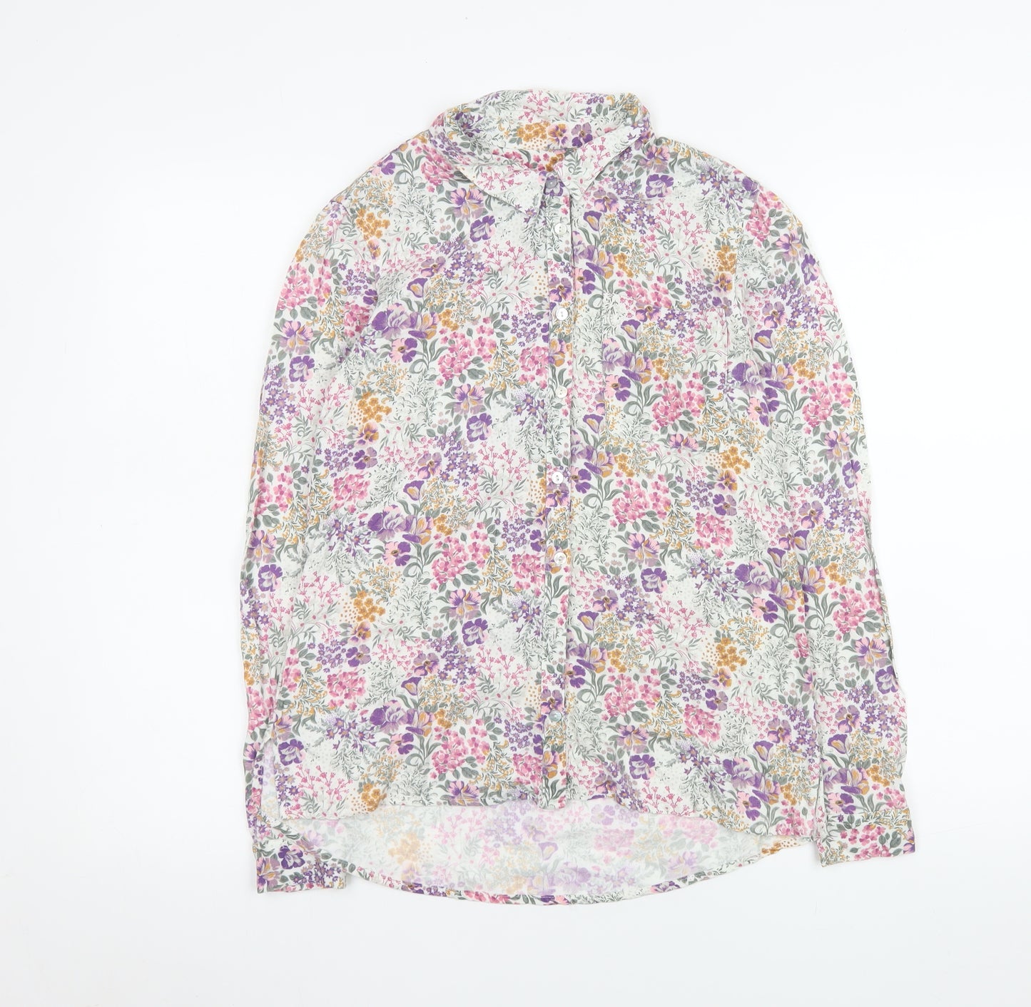 Laura Ashley Women’s Multicoloured Floral Viscose Blouse UK 8