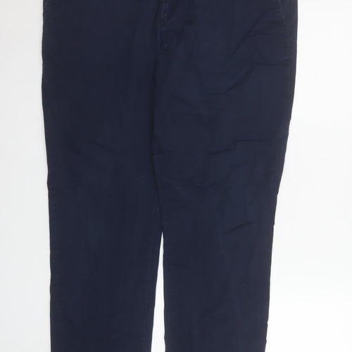 Original Penguin Men's Blue Chino Trousers 36x32 Straight Fit