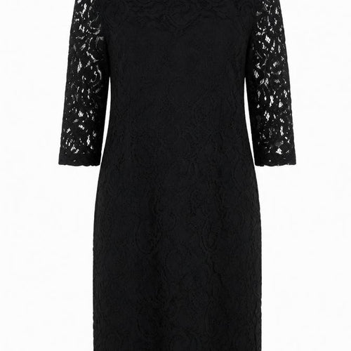 Roman Originals Women’s Black Lace Sheath Dress Size 14 Knee Length