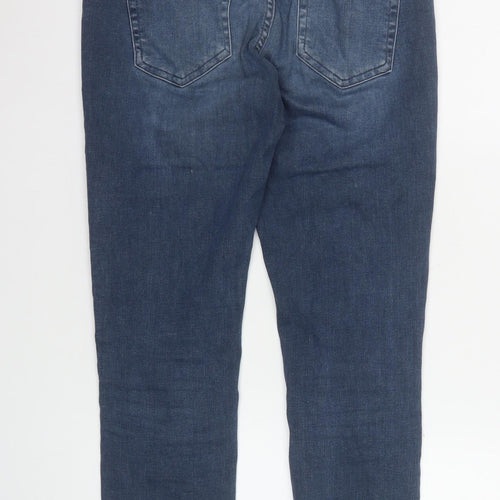 ONLY Women's Blue Skinny Jeans L 32 Distressed Denim