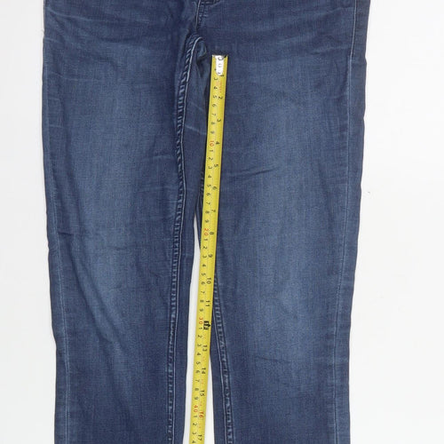 H&M Women's Blue Maternity Super Skinny Jeans UK 8 High Rise