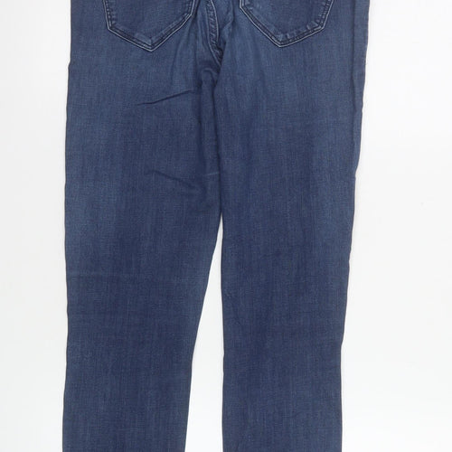 H&M Women's Blue Maternity Super Skinny Jeans UK 8 High Rise
