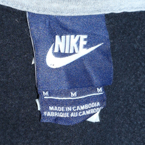 Nike Men's Black Full Zip Hoodie Size M Fleece Sweatshirt