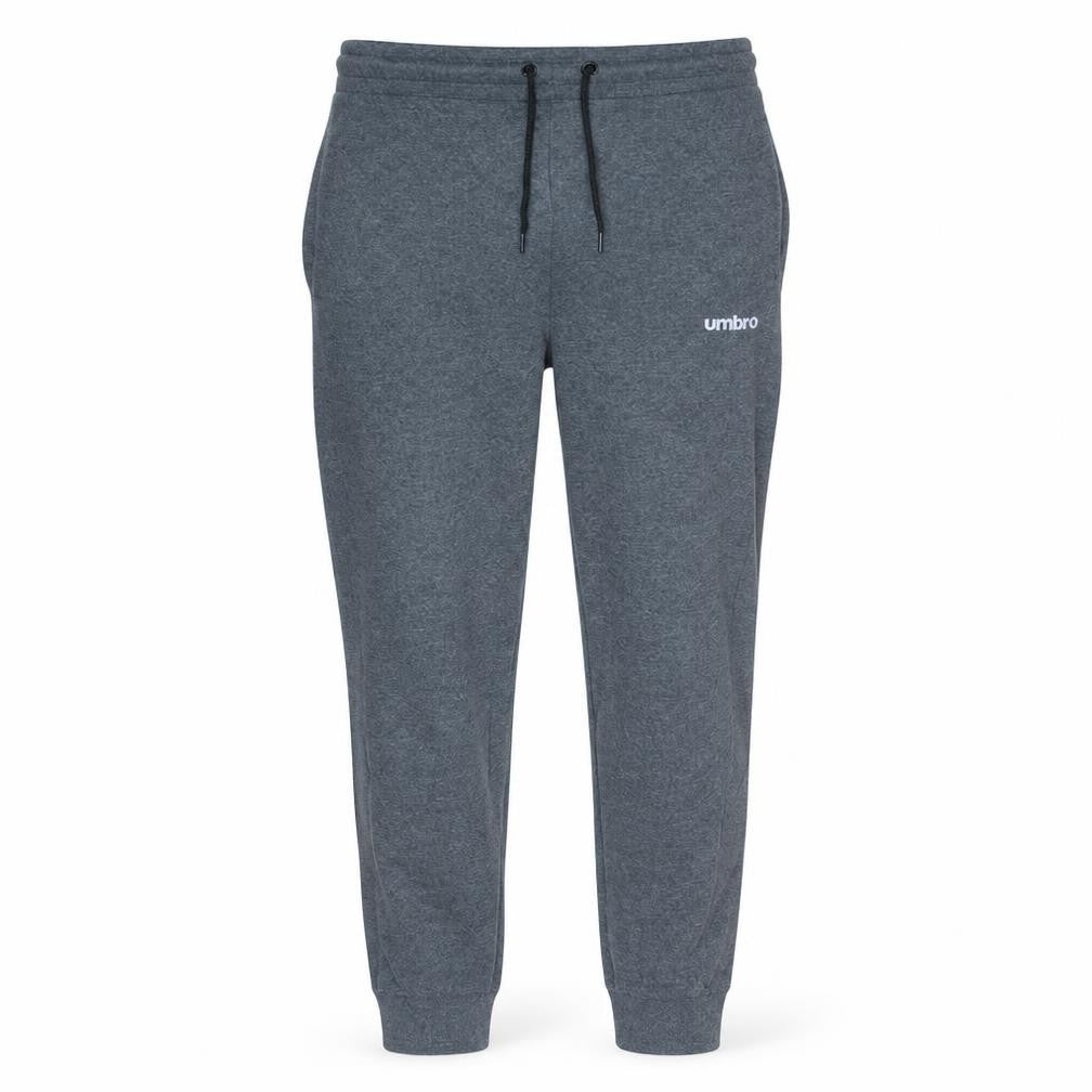 Umbro Men's Grey Fleece Jogger Trousers Size L Regular Fit
