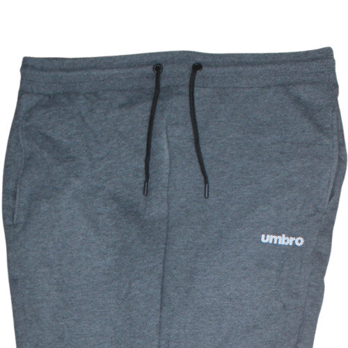 Umbro Men's Grey Fleece Jogger Trousers Size L Regular Fit