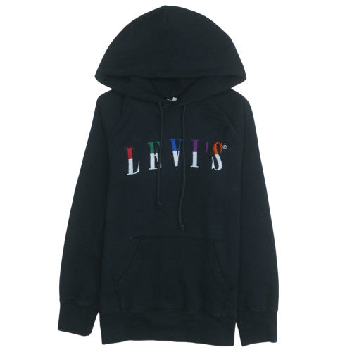 Levi's Men's Black Logo Graphic Pullover Hoodie XS