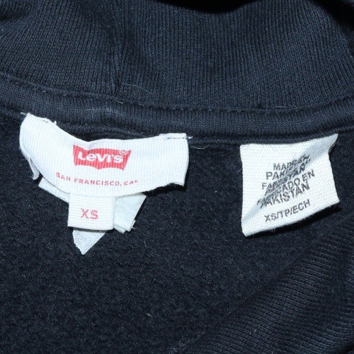 Levi's Men's Black Logo Graphic Pullover Hoodie XS