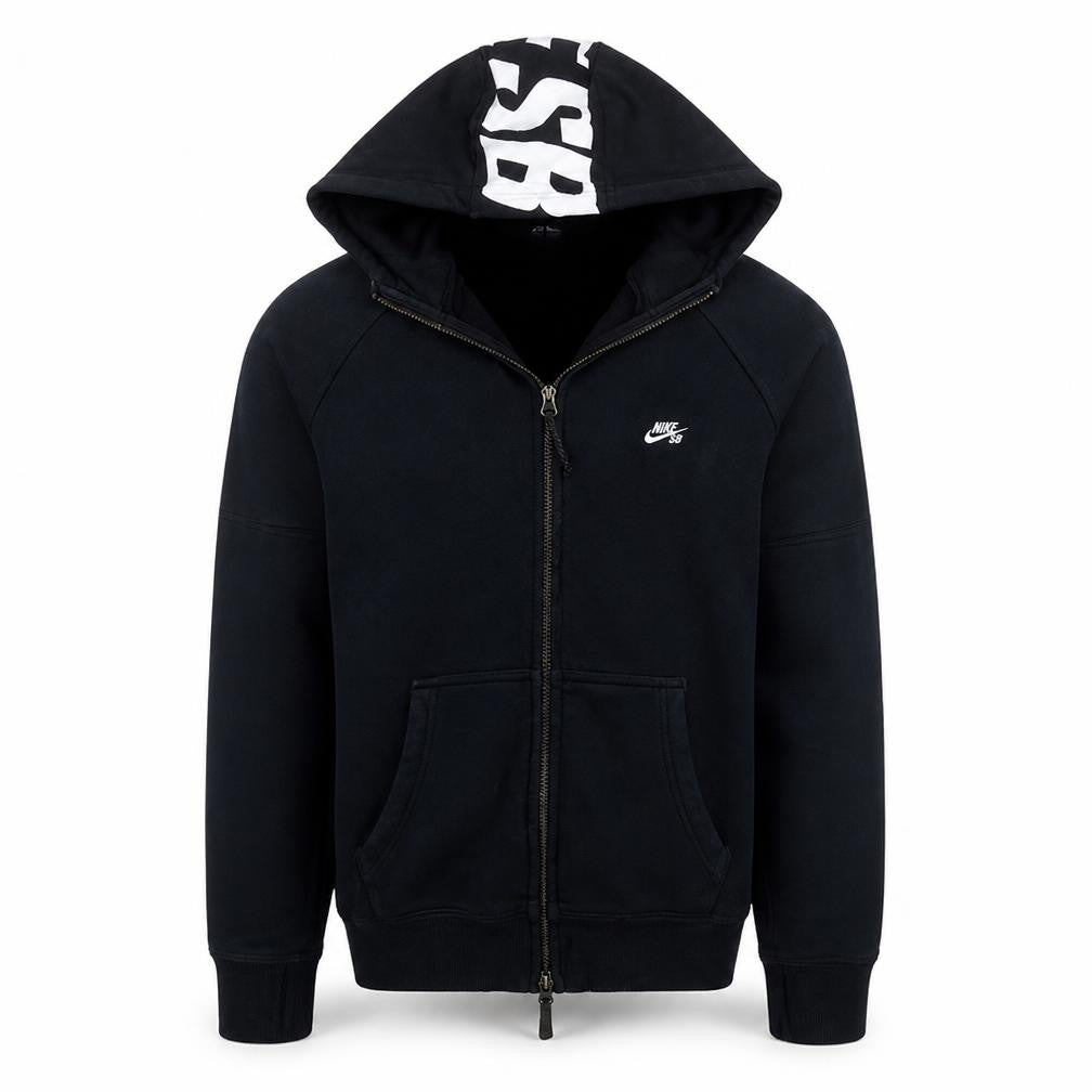 Nike SB Men's Black Full Zip Hoodie M Regular Fit Skate Style