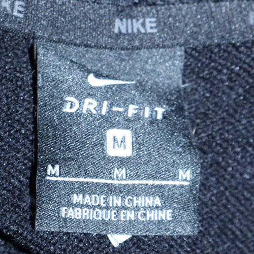 Nike Men's Black Dri-Fit 1/4 Zip Athletic Hoodie Size M