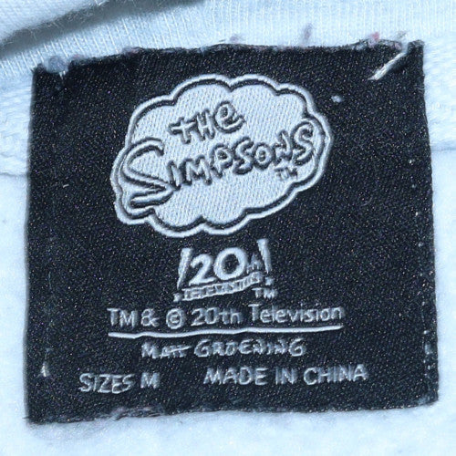 Primark Women Grey The Simpsons Pullover Hoodie Size M