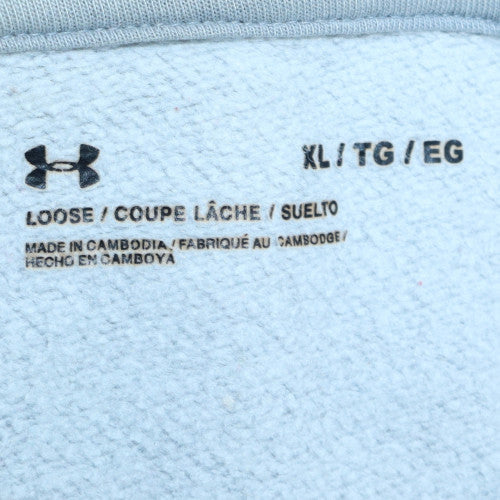 Under Armour Mens Grey XL Pullover Hoodie Loose Fit Fleece