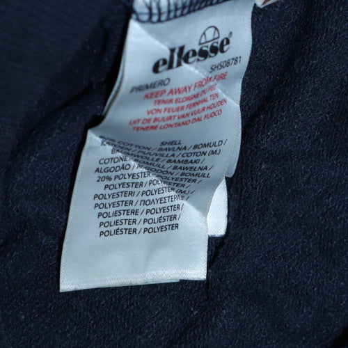 Ellesse Men's Blue Pullover Hoodie S Regular Fit Logo Fleece