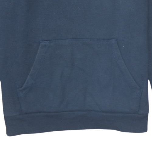 Ellesse Men's Blue Pullover Hoodie S Regular Fit Logo Fleece