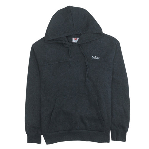 Lee Cooper Men's Black Pullover Hoodie M Regular Fit Fleece