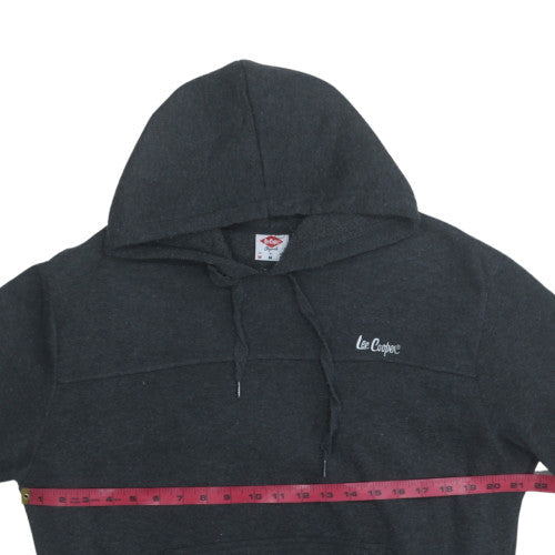 Lee Cooper Men's Black Pullover Hoodie M Regular Fit Fleece