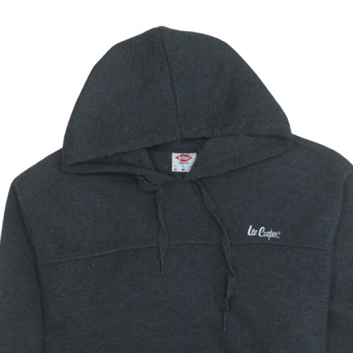 Lee Cooper Men's Black Pullover Hoodie M Regular Fit Fleece