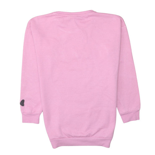 Disney Minnie Pink Sweatshirt Womens S Crew Neck Pullover Cotton