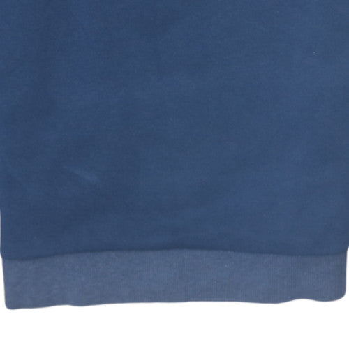 Adidas Mens Blue Crew Neck Pullover Sweatshirt Size S
