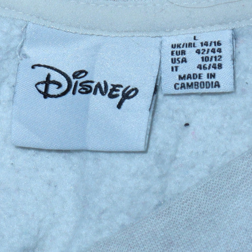 Disney Women Grey Lion King Sweatshirt L Simba Graphic Pullover