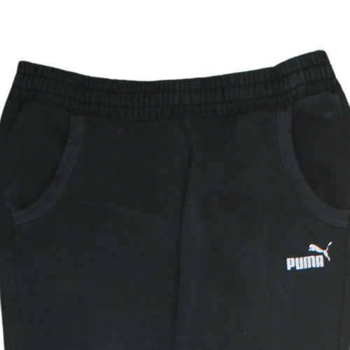 Puma Men's Black Jogger Sweatpants S Regular Fit Fleece Trousers
