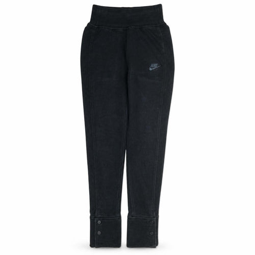 Nike Womens Black XS Fleece Jogger Trousers with Buttons
