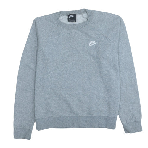 Nike Men's Grey Crew Neck Pullover Sweatshirt M Regular Fit