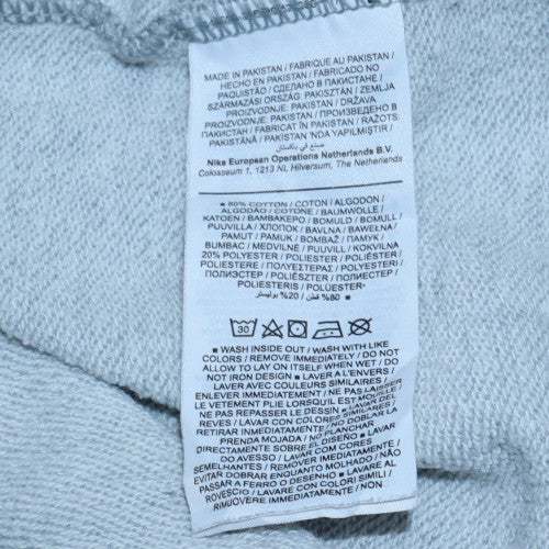 Nike Men's Grey Crew Neck Pullover Sweatshirt M Regular Fit