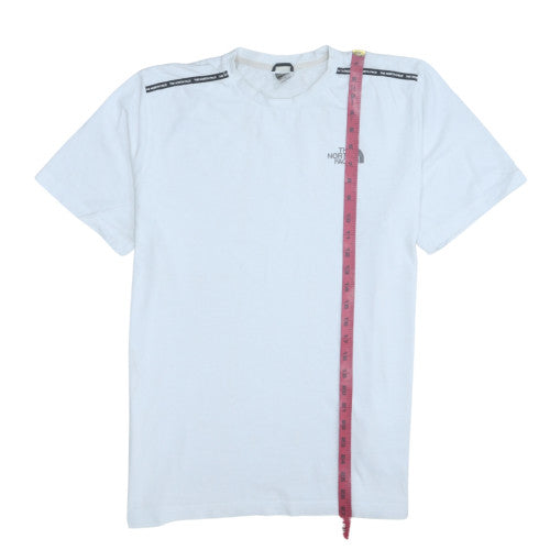 The North Face Men's White Cotton Short Sleeve Crew Neck T-Shirt L