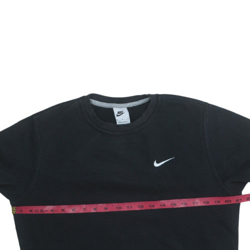 Nike Men's Black Crew Neck Pullover Sweatshirt M Regular Fit