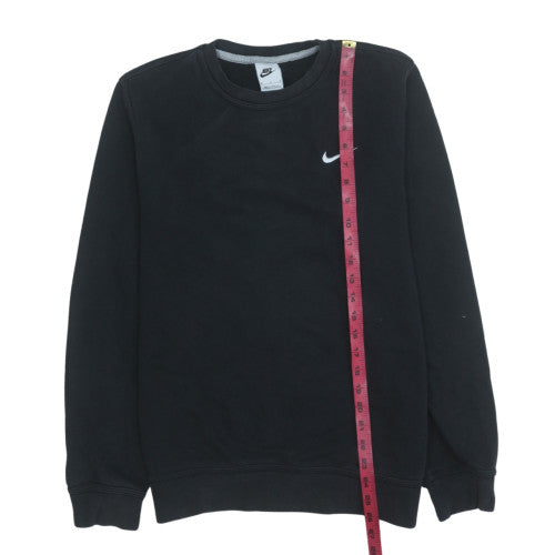 Nike Men's Black Crew Neck Pullover Sweatshirt M Regular Fit