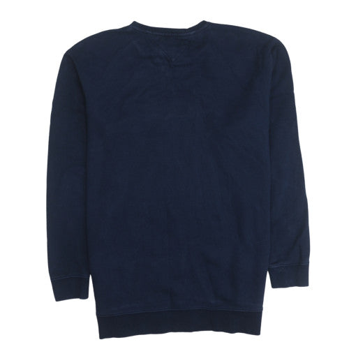 Tommy Jeans Men's Blue XL Relaxed Fit Crew Neck Sweatshirt