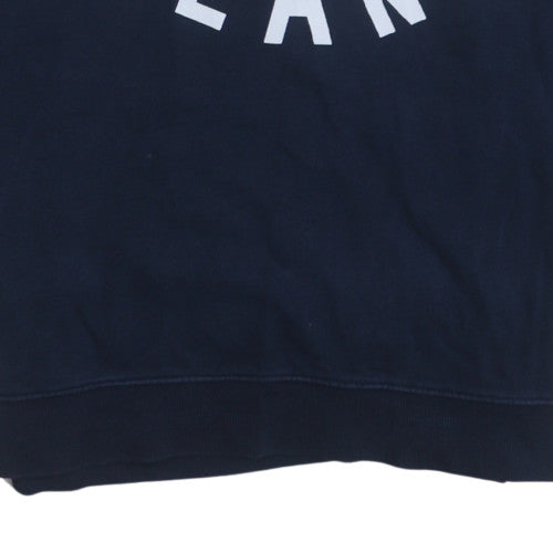 Tommy Jeans Men's Blue XL Relaxed Fit Crew Neck Sweatshirt