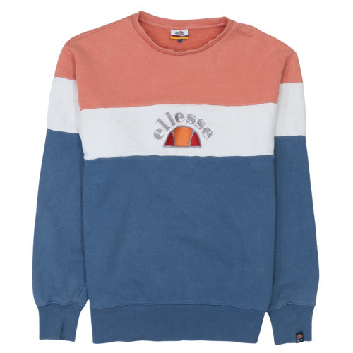 Ellesse Men's Multicoloured Crew Neck Pullover Sweatshirt Size M