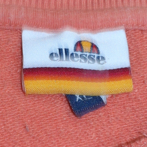 Ellesse Men's Multicoloured Crew Neck Pullover Sweatshirt Size M
