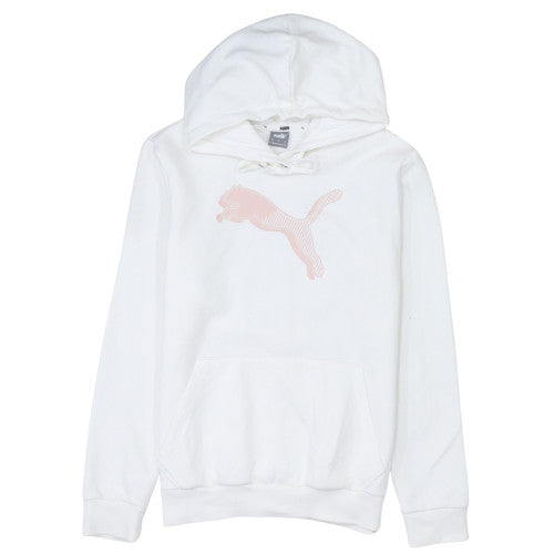 Puma Women's White Hooded Pullover Sweatshirt Size S