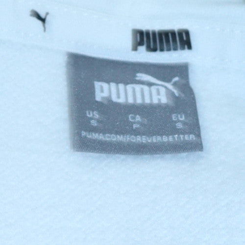 Puma Women's White Hooded Pullover Sweatshirt Size S