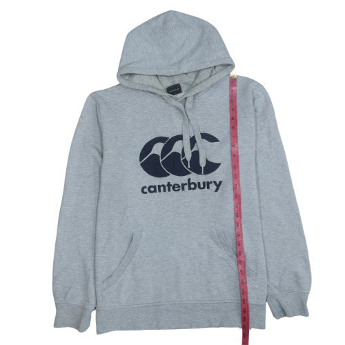 Canterbury Men’s Grey XL Pullover Hoodie with Logo and Pockets