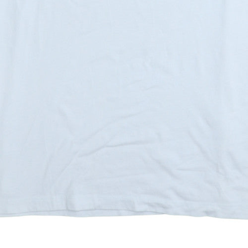 Nike Mens White Beige Colourblock Crew Neck Short Sleeve T-Shirt XL