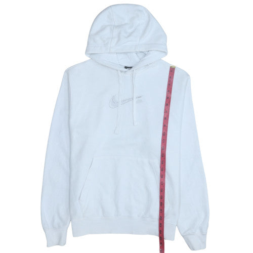 Nike Men's White Pullover Hoodie Size M Fleece Sportswear