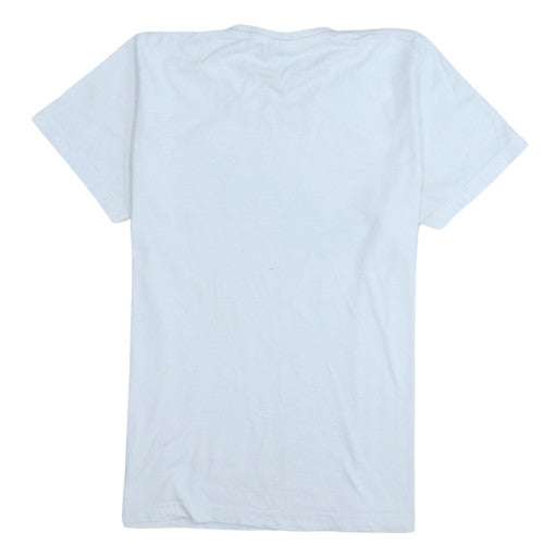 Adidas Men's White Graphic Print T-Shirt Size M Classic Crew Neck