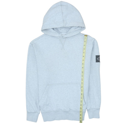 Calvin Klein Jeans Men's Grey Pullover Hoodie Size S