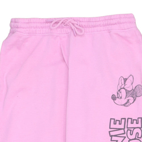 Disney Womens Pink Minnie Mouse Sweatpants Size M Regular Fit