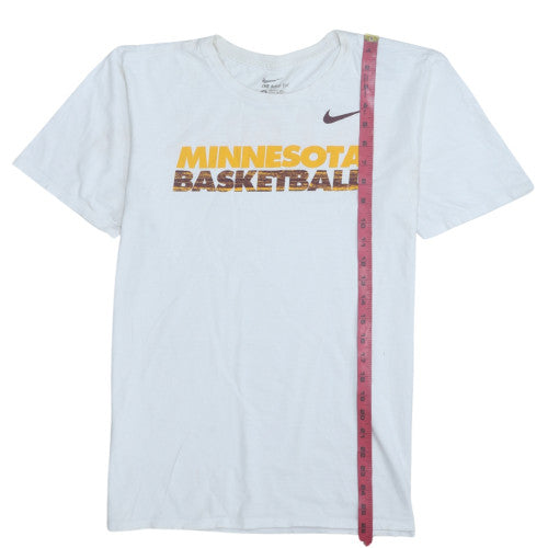 Nike Men's White Minnesota Basketball Graphic T-Shirt Size M
